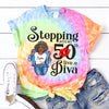 Custom Chapter Shirt, Fabulous Since 19xx Birthday AOP Full Color Tie Dye Shirt