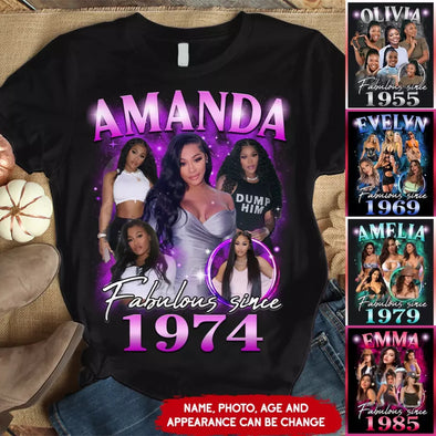 Custom Photo Ideas, Fabulous Since 19xx Birthday