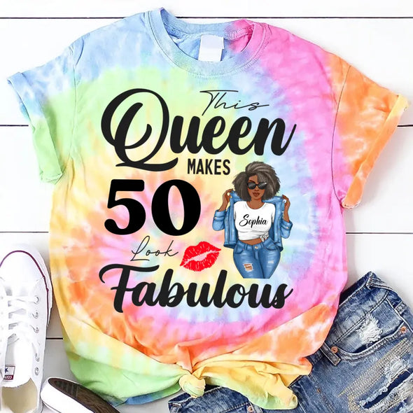 Custom Chapter Shirt, This Queen Fabulous Since 19xx Birthday AOP Full Color Shirt