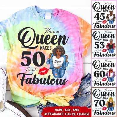 Custom Chapter Shirt, This Queen Fabulous Since 19xx Birthday AOP Full Color Shirt