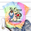 Custom Birthday Shirt, Fabulous Since 19xx Birthday AOP Full Color Shirt