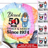 Custom Blessed Shirt, Fabulous Since 19xx Birthday AOP Full Color Shirt