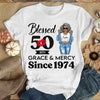 Custom Blessed Shirt, Fabulous Since 19xx Birthday AOP Full Color Shirt