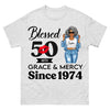 Custom Blessed Shirt, Fabulous Since 19xx Birthday AOP Full Color Shirt