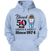 Custom Blessed Shirt, Fabulous Since 19xx Birthday AOP Full Color Shirt