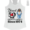 Custom Blessed Shirt, Fabulous Since 19xx Birthday AOP Full Color Shirt