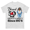 Custom Blessed Shirt, Fabulous Since 19xx Birthday AOP Full Color Shirt