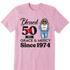 Custom Blessed Shirt, Fabulous Since 19xx Birthday AOP Full Color Shirt