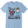 Custom Blessed Shirt, Fabulous Since 19xx Birthday AOP Full Color Shirt