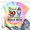 Custom Blessed Shirt, Fabulous Since 19xx Birthday AOP Full Color Shirt