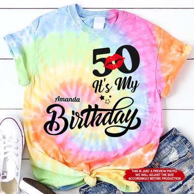 Custom Chapter Shirt, Hello It's My Birthday 19xx Shirt AOP Full Color Shirt