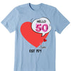Custom Photo Shirt, Hello It's My Birthday 19xx  Funny Shirt