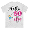 Custom Photo Funny Shirt, Hello It's My Birthday 19xx Shirt