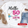 Custom Photo Funny Shirt, Hello It's My Birthday 19xx Shirt