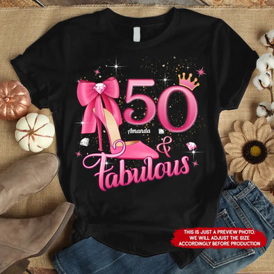 Custom Photo Ideas Birthday, Fabulous Since 19xx Shirt