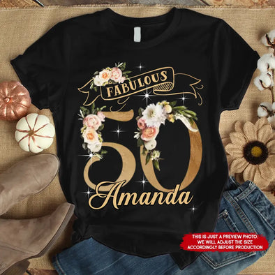 Custom Photo Ideas Shirt, Fabulous Since 19xx Birthday