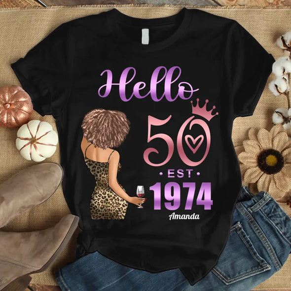 Birthday Ideas Shirt, Hello It's My Birthday 19xx Shirt