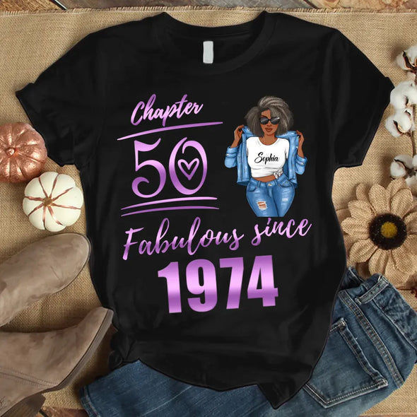 Birthday Ideas Shirt, Fabulous Since 19xx Shirt
