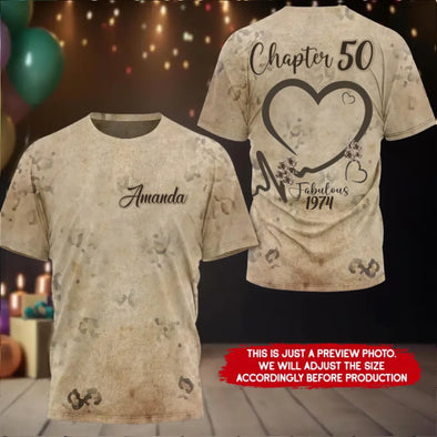 Custom Photo Ideas, Fabulous Since 19xx AOP Shirt