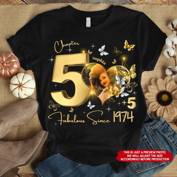 Custom Photo Birthday, Fabulous Since 19xx Ideas 
Birthday Shirt