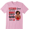 Custom Month Shirt, I See God Birthday Shirt