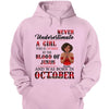 Custom Month Shirt, Never Underestimate A Girl Shirt
