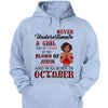 Custom Month Shirt, Never Underestimate A Girl Shirt