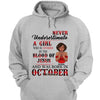 Custom Month Shirt, Never Underestimate A Girl Shirt