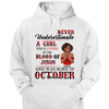 Custom Month Shirt, Never Underestimate A Girl Shirt
