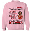 Custom Month Shirt, Never Underestimate A Girl Shirt