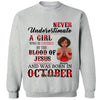 Custom Month Shirt, Never Underestimate A Girl Shirt