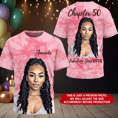 Custom Photo Birthday Ideas, Fabulous Since 19xx AOP W2