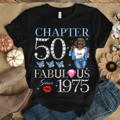 Custom Chapter Birthday, Fabulous Since 19xx Diamond Ideas Shirt