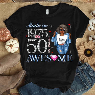 Custom Chapter Birthday, Made In 19xx Diamond Ideas Shirt