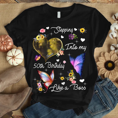 Custom Photo Birthday, Stepping 19xx Ideas Shirt