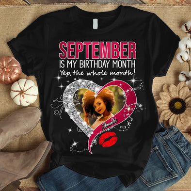 Custom Photo Shirt, Heart Ideas Birthday Gift