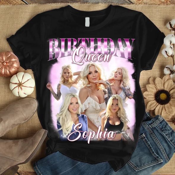 Personalized Holiday Shirts, Perfect Custom Photo Birthday Shirt
