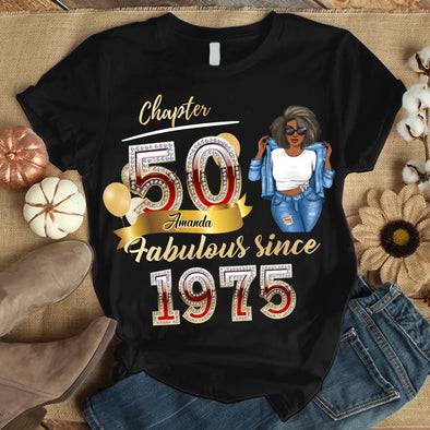 Custom Birthday Shirt, Fabulous Since 19xx Diamond Ideas Shirt