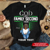 Custom Logo Shirt, God first Family second quotes, Women of Strength and Style Shirt