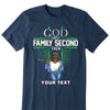 Custom Logo Shirt, God first Family second quotes, Women of Strength and Style Shirt