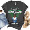 Custom Logo Shirt, God first Family second quotes, Women of Strength and Style Shirt
