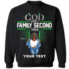 Custom Logo Shirt, God first Family second quotes, Women of Strength and Style Shirt