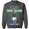 Custom Logo Shirt, God first Family second quotes, Women of Strength and Style Shirt