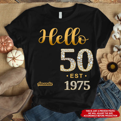 Custom Photo Shirt, Hello It's My Birthday 19xx Ideas Shirt