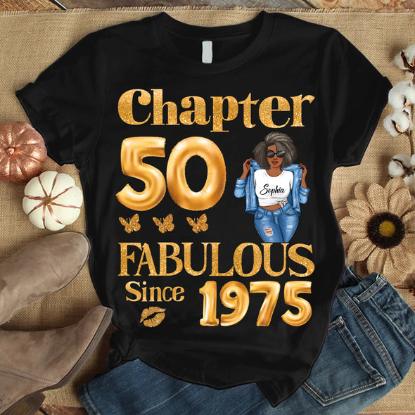 Custom Chapter Birthday, Fabulous Since 19xx Balloon Ideas Shirt
