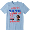 Custom Photo Shirt, Made In 19xx Being Awesome Birthday Shirt