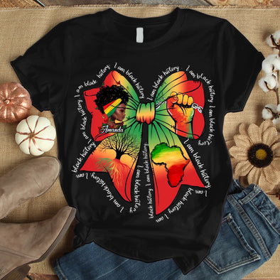 I Am Black History Customizable T-shirt – Celebrate Your Legacy