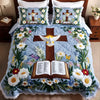 Floral Cross Bedding Set