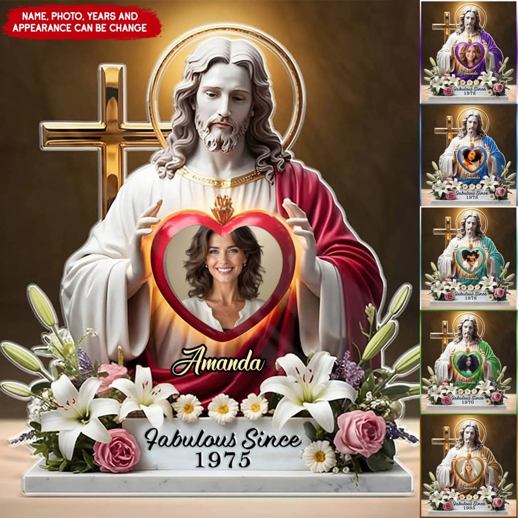 Custom Faith Gift – Jesus with Your Photo – Punnypress