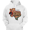 Custom Texas Girl T-Shirt – Personalized Name & Cowgirl Style